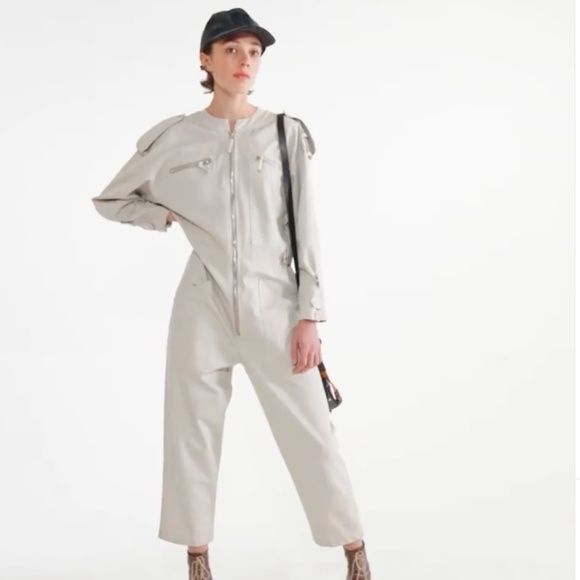 Maria Cher Jumpsuit | Light Grey - Picture 11 of 11